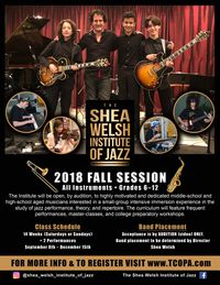 Shea Welsh Institute of Jazz - Fall 2018