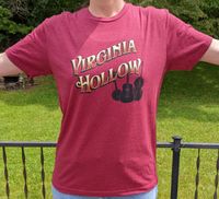 Cardinal color Next Level 60/40  T-shirt with Tri Color Print