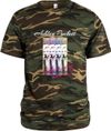 Camo Never Say Never Cotton T shirt 