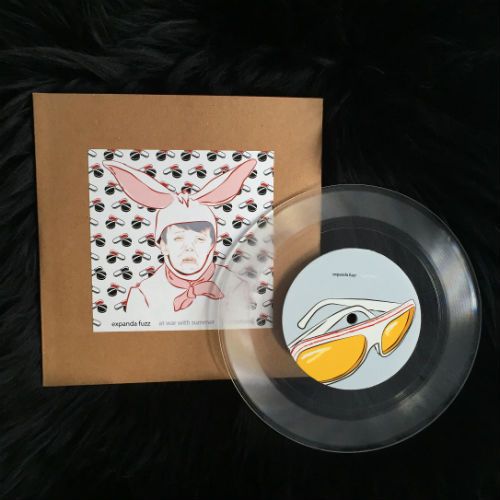 At War With Summer: 7" lathe vinyl - CLEAR