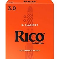 Rico Clarinet 3 Reed- 10 pack