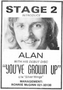 Alan's debut single" You've Grown Up".
