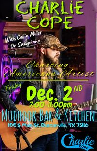 Charlie Cope Live With Collin Miller on Saxophone @ Mudhook Bar & Kitchen