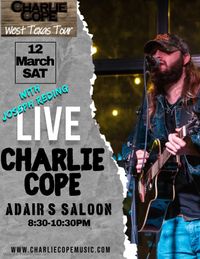 Charlie Cope Live with Joseph Reding on Violin @ Adair's Saloon