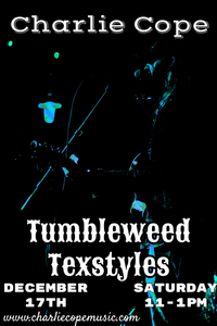 Charlie Cope Live & Acoustic @ Tumbleweed Texstyles