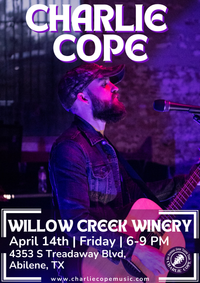 Charlie Cope Live & Acoustic @ Willow Creek Winery