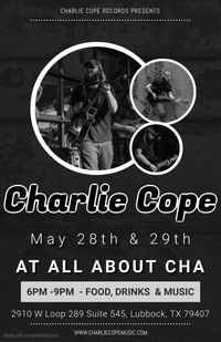 Charlie Cope Live & Acoustic @ All About Cha