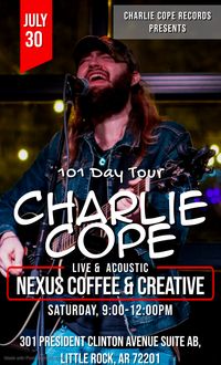 Charlie Cope Live & Acoustic @ Nexus Coffee & Creative