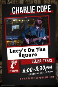 Charlie Cope Live & Acoustic @ Lucy's On The Square