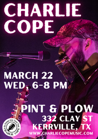 Charlie Cope Live & Acoustic @ Pint & Plow