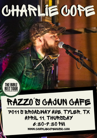 Charlie Cope Live & Acoustic @ Razzo's Cajun Cafe