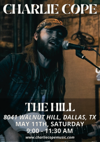 Charlie Cope Live & Acoustic @ The Hill