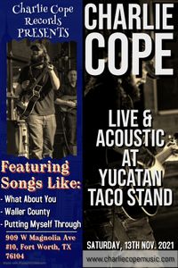 Charlie Cope Live & Acoustic @ Yucatan Taco Stand