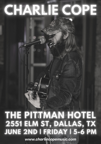 Charlie Cope Live & Acoustic @ The Pittman Hotel