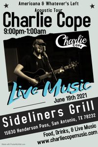 Charlie Cope Live & Acoustic @ Sideliners Grill