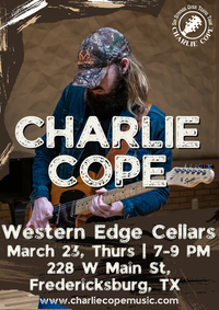 Charlie Cope Live & Acoustic @ Western Edge Cellars