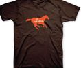 Horse T-shirt BROWN -- XXL