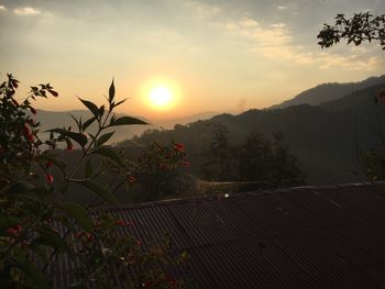 Look at the Nepalese sunset. Does it not take your breath away?
