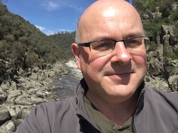 This is Colin in Tasmania at Launceston Gorge. Launceston is in the north of Tasmania.
