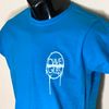 Sapphire Blue Graffiti Logo Tee