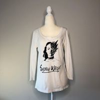 White Long Sleeved Shirt // Medium
