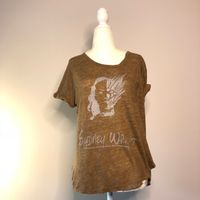 Copper Tee, Silver Print // Small