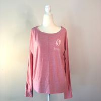 Pink Relaxed-Fit Sweater // Small