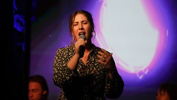 Student Dagmar Benintes performing one of my original songs, Unless You Believe.
