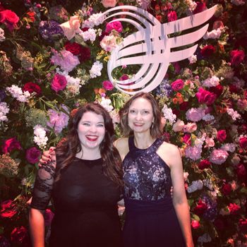 With student, Holly Thomas
