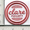 Clare Follett embroidered Patch (2 1/2")