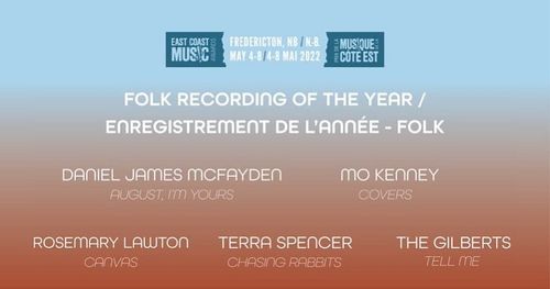 Nominated for 2022 ECMA Folk Recording of the Year