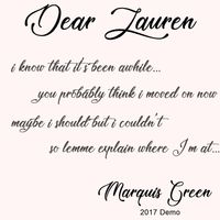 Dear Lauren (2017) by Marquis Green