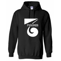 7 Figs Black Hoodie