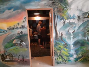 Made beautiful, local artist excelled himself
