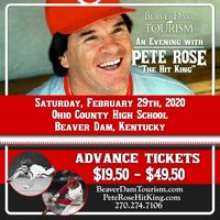 An Evening with PETE ROSE, The HIt King