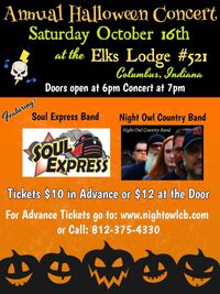 Night Owl Country Band / Annual Halloween Show