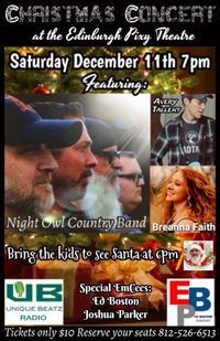 Night Owl Country Band/Annual Christmas Show *