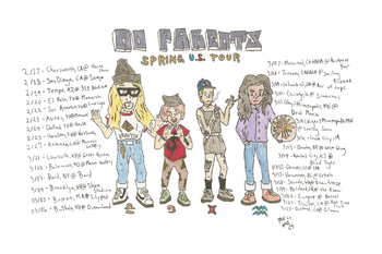 No Parents US Tour Poster
