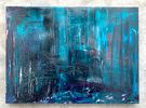 *SOLD - “Night Trees” - Songscape Series - Inspired by the album "Meditations" by songwriter Chris Taylor - 20" x 18 1/2" x 2"