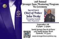 2nd Annual Stonger Than My Sons Mentoring Program-Tie Ceremony