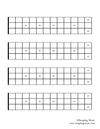 uke neck charts - 12 fret