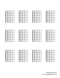 guitar chord charts - moveable position