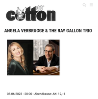 Cotton Club Hamburg presents Angela Verbrugge