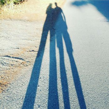 me and my shadow and my friend and his shadow
