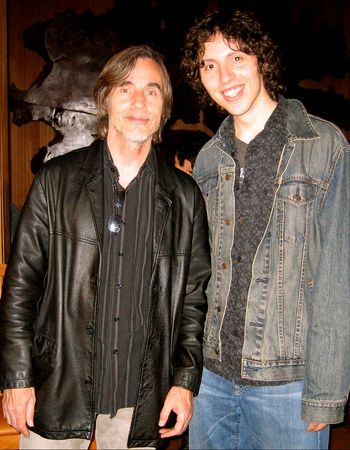 with Jackson Browne
