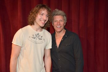 with Jon Bon Jovi at B.B. King Blues Club & Grill
