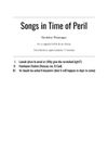 Songs in Time of Peril