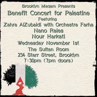 With Nano Raies: Palestine Benefit Concert