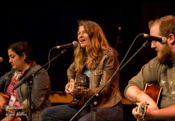 With Winona Wilde and Mike T. Kerr at Deep Roots - photo by Wayne Walker
