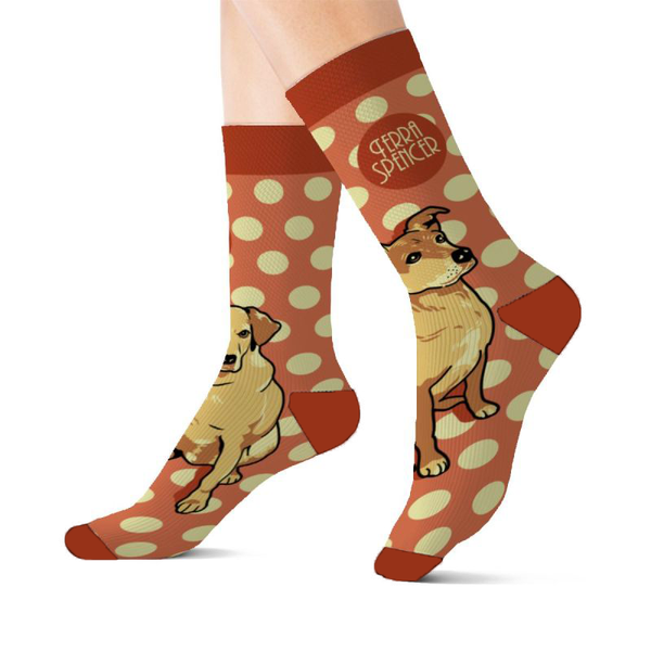 Puppy Socks featuring Cleo Giddy Terra Spencer